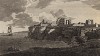 Руины замка Тайнмут в графстве Нортумберленд (из A New Display Of The Beauties Of England... Лондон. 1776 г. Том 2. Лист 178)