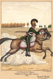 1812 г. Кавалерист 3-го полка французской легкой кавалерии. Коллекция Роберта фон Арнольди. Германия, 1911-29