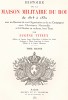 Титульный лист второго тома известной работы Histoire de la Maison Militaire du Roi de 1814 à 1830, посвященной французской королевской гвардии эпохи Реставрации. Экз. №93 из 100, изготовлен для H.Fontaine. Париж, 1890