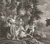 Похищение Европы работы Паоло Веронезе. Лист из знаменитого издания Galérie du Palais Royal..., Париж, 1808