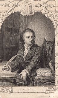 Готхольд Эфраим Лессинг (1729-1781) - основоположник немецкой классической литературы, поэт и драматург.