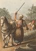 Лесорубы из Карамана, Турция. Лист из серии "Views in Egypt, Palestine and other parts of the Ottoman Empire", Лондон, 1803. 