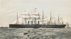 "The Great Eastern" - крупнейший пароход XIX века.  Спущен на воду в 1858 году, водоизмещение - 22,5 тысяч тонн. 