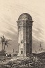 Башня в Ереване (из L'Univers. Histoire et Description de tous les Peuples. Crimée, Circassie et Géorgie... Париж. 1838 год (лист 9))