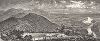 В окрестностях Харперс-Ферри: гора Лондон и река Шенандоа, штат Западная Вирджиния. Лист из издания "Picturesque America", т.I, Нью-Йорк, 1872.