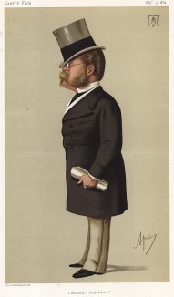 Уильям Патрик Адам (1823-81), английский государственный деятель, губернатор Мадраса. Карикатура из знаменитого британского журнала Vanity Fair. Лондон, 1874