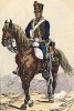 1812 г. Кавалерист 11-го гусарского полка французской армии. Коллекция Роберта фон Арнольди. Германия, 1911-29