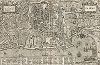 Карта-план города Палермо. Civitates orbis terrarum. Liber quartus urbium praecipuarum totius mundi Франца Хогенберга и Георга Брауна, Кёльн, 1588-97