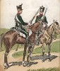 1813 г. Конные егеря Великой армии Наполеона. Коллекция Роберта фон Арнольди. Германия, 1911-29