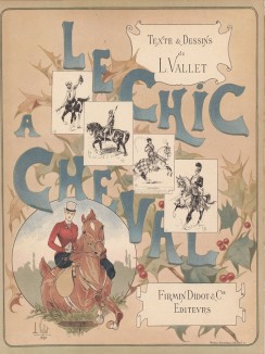 Титульный лист "Иллюстрированной истории верховой езды", изданной в Париже в 1891 году