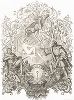 "Фауст" Гёте. Иллюстрация Адриана Шляйха по рисунку Энгельберта Зайберца. 