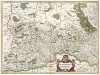 Карта Баварии, включая Нюрнберг. Palatinatus Bavariae. Составил Ян Янсониус. Амстердам, 1640