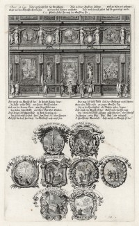 1. Помазание миром Иисуса Христа 2. Восемь сцен из Евангелия от Марка (из Biblisches Engel- und Kunstwerk -- шедевра германского барокко. Гравировал неподражаемый Иоганн Ульрих Краусс в Аугсбурге в 1700 году)