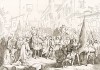 1514 год. Кондотьер Ренцо да Чери триумфально входит в Падую после снятия осады города. Storia Veneta, л.101. Венеция, 1864