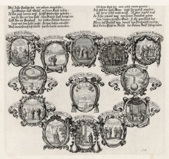 Тринадцать сцен из "Деяний апостола Павла" (из Biblisches Engel- und Kunstwerk -- шедевра германского барокко. Гравировал неподражаемый Иоганн Ульрих Краусс в Аугсбурге в 1700 году)