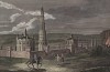 Новодевичий монастырь в Москве. Moscow, мonastery Devitchy. Лондон, 1810