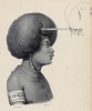 Портрет полинезийца с модной заколкой для волос (лист 11 второго тома работы профессора Шинца Naturgeschichte und Abbildungen der Menschen und Säugethiere..., вышедшей в Цюрихе в 1840 году)