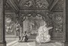 Благочестивый Корнилий видит ангела (из Biblisches Engel- und Kunstwerk -- шедевра германского барокко. Гравировал неподражаемый Иоганн Ульрих Краусс в Аугсбурге в 1694 году)