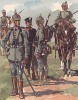 Полевая форма германской армии в 1914 году (из популярной в нацистской Германии работы Мартина Лезиуса Das Ehrenkleid des Soldaten... Берлин. 1936 год)