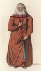Летний наряд женщины народности остяки (лист 20 иллюстраций к известной работе Эдварда Хардинга "Костюм Российской империи", изданной в Лондоне в 1803 году)