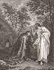"Не прикосайся ко Мне" (Мария Магдалина и Христос), приписываемая Антонио да Корреджо. Лист из знаменитого издания Galérie du Palais Royal..., Париж, 1786