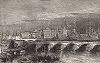 Москва. Вид на Кремль. Гравюра из серии  "Half Hours In The Far North", Лондон, 1897 год