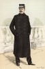 Офицер парижской полиции в зимней форме одежды образца 1890 года. Ville de Paris. Histoire des gardiens de la paix. Париж, 1896