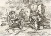 Молочный суп в Каппеле: солдаты двух противоборствующих армий по-дружески едят из одного котла (июнь 1529 года).   