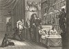 Гудибрас, 1725-26. Гудибрас и законник. Рыцарь-пуританин приходит к известному адвокату, намереваясь жаловаться на своих обидчиков. Лондон, 1838