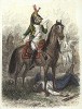 Драгун Великой армии Наполеона. По мотивам рисунков Огюста Раффе. Коллекция Роберта фон Арнольди. Германия, 1911-29