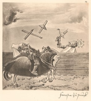 Из Freydal. Des Kaisers Maximilian I. Turniere und Mummereien (Репринт 1882 года. Вена. Лист 189)