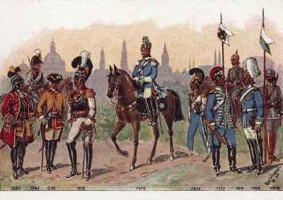 1782-1924 гг. Униформа пехоты королевства Ганновер и Германской империи. Коллекция Роберта фон Арнольди. Германия, 1911-29