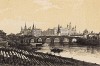 Москва и Московский Кремль, вид с запада, из издания "Россия и её цари" историка Элизабет Джейн Брабазон, Лондон, 1855 год.