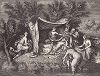 Рождение Юпитера. Гравюра с живописного полотна Джулио Романо, ученика Рафаэля. Лондон, 1712