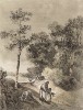 Крестьянская семья за сбором хвороста. Гравюра с рисунка знаменитого английского пейзажиста Томаса Гейнсборо из коллекции  британского мецената Т. Монро. A Collection of Prints ...of Tho. Gainsborough, Лондон, 1819. 