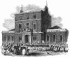 Благотворительное общество Святого Патрика -- лондонская организация, занимающаяся образованием безпризорных детей, расположенная на улице Стамфорд-стрит в районе Ламбет (The Illustrated London News №98 от 16/03/1844 г.)