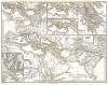 Известный мир после битвы при Курупедии в 282 - 220 гг. до н. э.. Карта из "Atlas Antiquus" (Древний атлас) Карла Шпрюнера и Теодора Менке, Гота, 1865 год