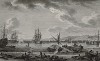 Укрепления порта Тулон (лист 4 из альбома гравюр Nouvelles vues perspectives des ports de France..., изданного в Париже в 1791 году)