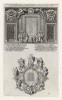 1. Дом Божий 2. Скрижали Моисеевы (из Biblisches Engel- und Kunstwerk -- шедевра германского барокко. Гравировал неподражаемый Иоганн Ульрих Краусс в Аугсбурге в 1700 году)