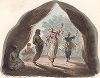 Танец в Генине. Лист из серии "Picturesque Scenery in the Holy Land and Syria", Лондон, 1803