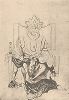 Султан. Гравюра Альбрехта Дюрера, выполненная ок. 1497 года (Репринт 1928 года. Лейпциг)