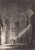 Убранство индуистского храма в Варанаси. Meyer's Universum, Oder, Abbildung Und Beschreibung Des Sehenswerthesten Und Merkwurdigsten Der Natur Und Kunst Auf Der Ganzen Erde, Хильдбургхаузен, 1840 год.