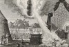 Сожжение Богом Надева и Авиуда перед жертвенником (из Biblisches Engel- und Kunstwerk -- шедевра германского барокко. Гравировал неподражаемый Иоганн Ульрих Краусс в Аугсбурге в 1700 году)