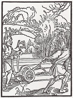 Неисправимые дураки (иллюстрация к главе 8 книги Себастьяна Бранта "Корабль дураков", гравированная Дюрером в 1494 году)