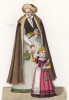 Девочка с бонной (XVI век) (лист 48 работы Жоржа Дюплесси "Исторический костюм XVI -- XVIII веков", роскошно изданной в Париже в 1867 году)