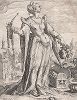 Богатство. Гравюра по рисунку Якоба де Гейна из сюиты "Добродетели и пороки", 1596-97 гг. 