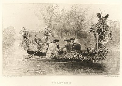 Последний сноп. Лист из серии "Галерея офортов". Лондон, 1880-е