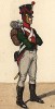 1810 г. Канонир артиллерии королевства Саксония. Коллекция Роберта фон Арнольди. Германия, 1911-29