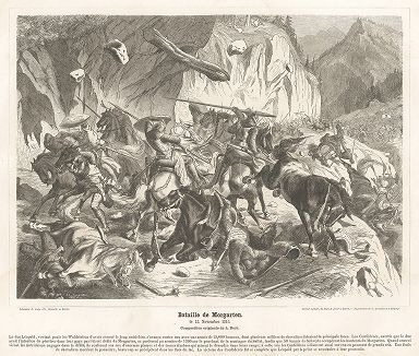 Битва при Моргартене 15 ноября 1315 года. 
