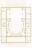 План V. Амфитеатр (из редкого альбома литографий Reconstruction du Grand Théâtre de Moscou dit Petrovski, посвящённого открытию Большого театра после реконструкции 20 августа 1856 года и коронации императора Александра II. Париж. 1859 год)